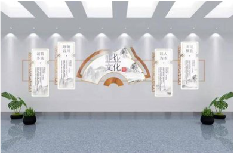 旺苍企业文化墙设计的核心要素。