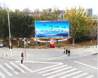 旺苍户外大屏广告投放要点。